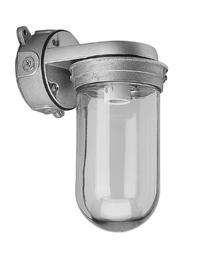 vapourtight Wall Mnt 100W Globe/Guard